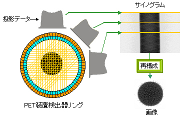 PETの画像再構成の原理